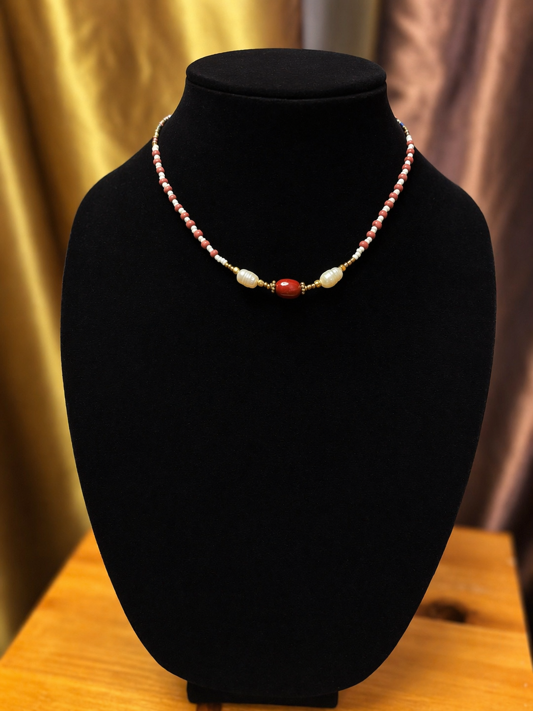 The Red beans & Rice necklace